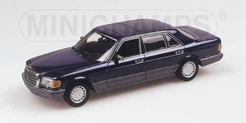 MERCEDES-BENZ 560 SEL – 1988 – BLUE METALLIC 1:43 model