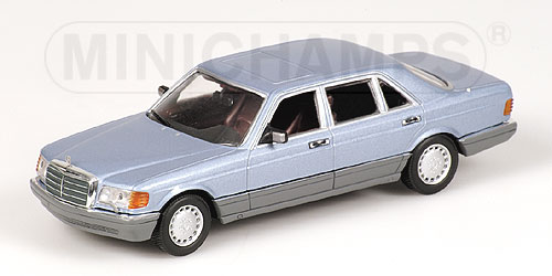 MERCEDES-BENZ 560 SEL – 1989 – LIGHT BLUE METALLIC 1:43 model