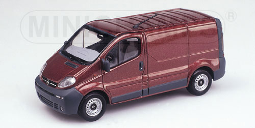 OPEL VIVARO KASTENWAGEN – 2001 – RED METALLIC L.E. 1008 pcs. 1:43 model