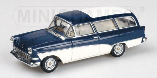 OPEL REKORD P1 CARAVAN – 1958 – ROYAL BLUE L.E. 1344 pcs. 1:43 model