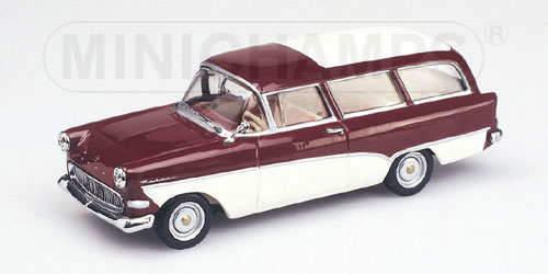 OPEL REKORD P1 CARAVAN – 1958 – BURGUNDY RED L.E. 1824 pcs. 1:43 model