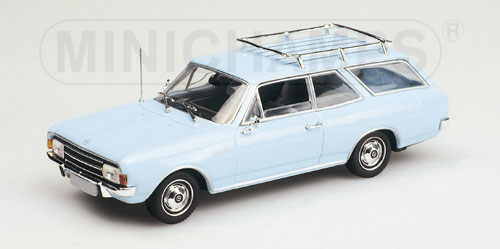 OPEL REKORD C BREAK – 1966 – SILVER BLUE 1:43 model