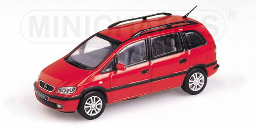 OPEL ZAFIRA – 1999 – MAGMA RED 1:43 model