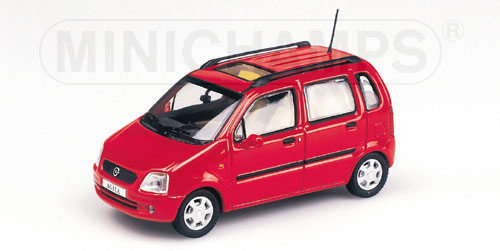 OPEL AGILA – 2000 – RED L.E. 1344 pcs. 1:43 model