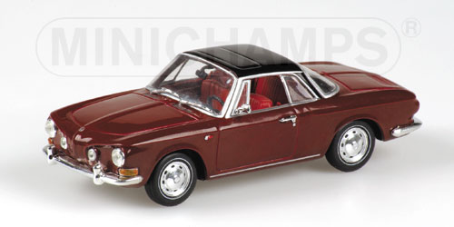 VOLKSWAGEN KARMANN GHIA 1600 – 1966 – DARK RED 1:43 model