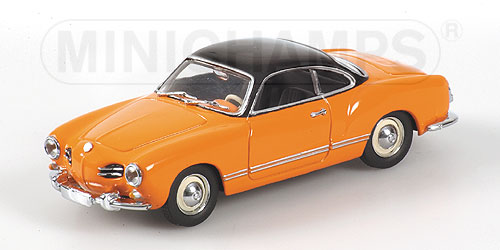 VOLKSWAGEN KARMANN GHIA COUPE – 1955 – ORANGE 1:43 model