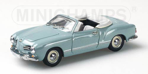 VOLKSWAGEN KARMANN GHIA CABRIOLET – 1957 – PACIFIC BLUE L.E. 1344 pcs. 1:43 model