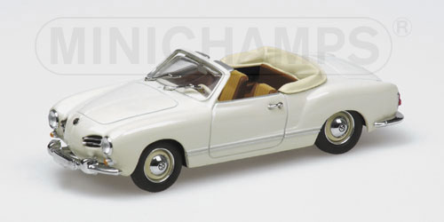 VOLKSWAGEN KARMANN GHIA CABRIOLET – 1957 – WHITE 1:43 model