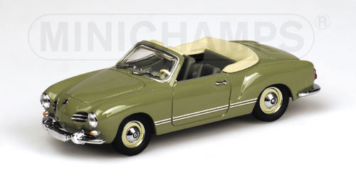 VOLKSWAGEN KARMANN GHIA CABRIOLET – 1957 – GREEN 1:43 model