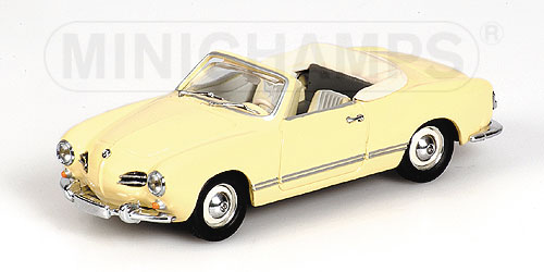 VOLKSWAGEN KARMANN GHIA CABRIOLET – 1957 – YELLOW 1:43 model