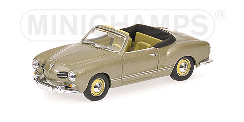 VOLKSWAGEN KARMANN GHIA CABRIOLET – 1957 – GREY METALLIC L.E. 1008 pcs. 1:43 model