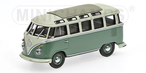 VOLKSWAGEN T1 SAMBA BUS – 1961 – TURQUOISE/BLUE WHITE L.E. 1200 pcs. 1:43 model