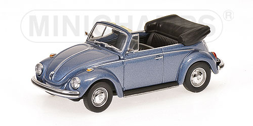 VOLKSWAGEN 1302 CABRIOLET – 1970 – BLUE METALLIC L.E. 1008 pcs. 1:43 model