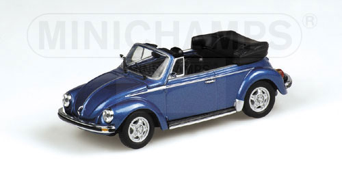 VOLKSWAGEN 1303 CABRIOLET – 1972 – BLUE METALLIC 1:43 model