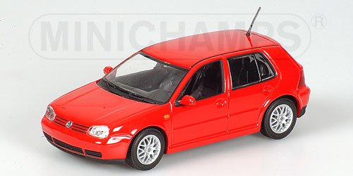 VW GOLF IV 1997 TORNADO RED L.E. 1008 pcs. 1:43 model