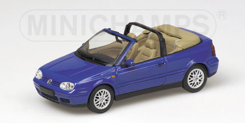 VOLKSWAGEN GOLF CABRIOLET – 1999 – BLUE 1:43 model