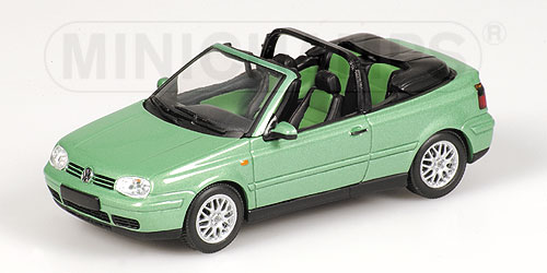 VOLKSWAGEN GOLF CABRIOLET – 1999 – GREEN METALLIC 1:43 model
