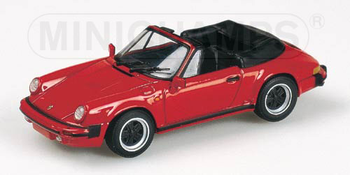 PORSCHE 911 CARRERA CABRIOLET – 1983 – RED L.E. 2016 pcs. 1:43 model