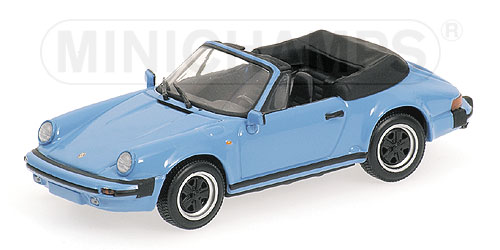 PORSCHE 911 CARRERA CABRIOLET – 1983 – BLUE L.E. 1440 pcs. 1:43 model