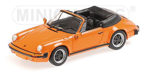 PORSCHE 911 CARRERA CABRIOLET – 1983 – ORANGE L.E. 1008 pcs. 1:43 model