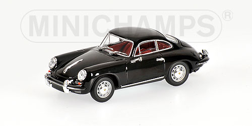 PORSCHE 356 C COUPE – 1963 – BLACK L.E. 750 pcs. 1:43 model