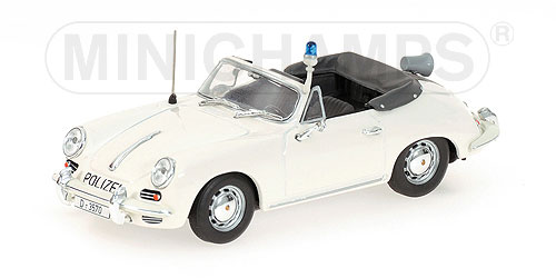 PORSCHE 356 C CABRIOLET – 1965 – ‘POLIZEI DÜSSELDORF’ L.E. 1008 pcs. 1:43 model