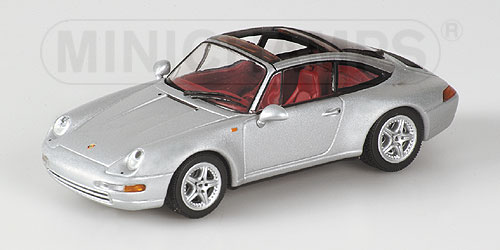 PORSCHE 911 TARGA – 1995 – SILVER 1:43 model
