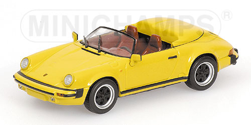PORSCHE 911 SPEEDSTER – 1988 – YELLOW L.E. 2544 pcs. 1:43 model
