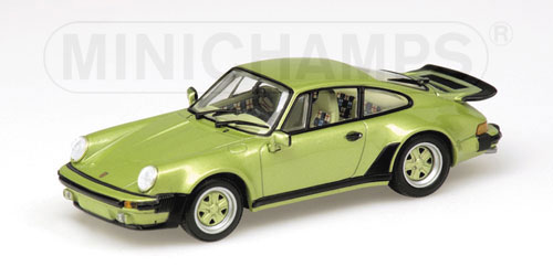 PORSCHE 911 TURBO – 1977 – LIGHT GREEN METALLIC 1:43 model