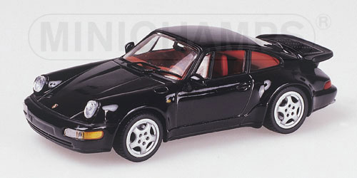 PORSCHE 911 TURBO – 1990 – BLACK 1:43 model