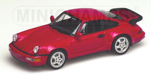 PORSCHE 911 TURBO – 1990 – INDIA RED 1:43 model