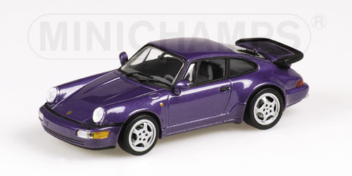PORSCHE 911 TURBO – 1990 – PURPLE METALLIC 1:43 model