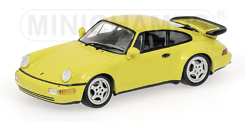 PORSCHE 911 TURBO – 1990 – YELLOW L.E. 3024 pcs. 1:43 model