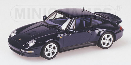 PORSCHE 911 TURBO – 1995 – BLUE METALLIC 1:43 model
