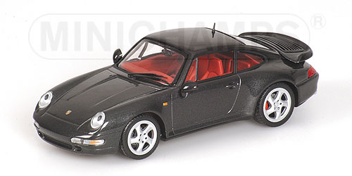 PORSCHE 911 TURBO – 1995 – BLACK METALLIC 1:43 model