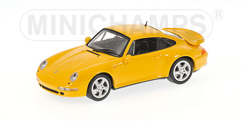 PORSCHE 911 TURBO – 1995 – YELLOW 1:43 model