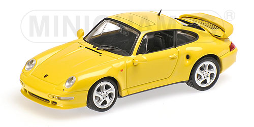 PORSCHE 911 TURBO S (993) – JUBILÄUMSMODELL 1998 – LIGHT YELLOW L.E. 336 pcs. 1:43 model