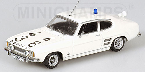 FORD CAPRI I – 1969 – ‘AUTOBAHNPOLIZEI DÜSSELDORF’ 1:43 model