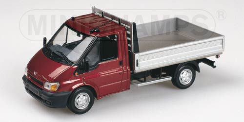 FORD TRANSIT PRITSCHE – 2000 – RED METALLIC L.E. 1111 pcs. 1:43 model