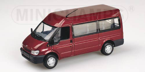 FORD TRANSIT BUS – 2000 – RED METALLIC L.E. 1111 pcs. 1:43 model