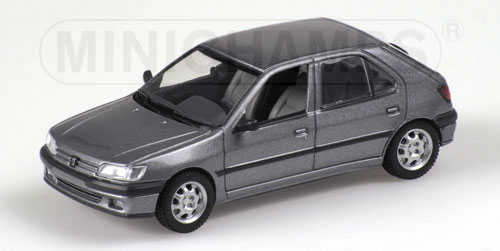 PEUGEOT 306 4-DOOR SALOON – 1995 – GREY METALLIC 1:43 model