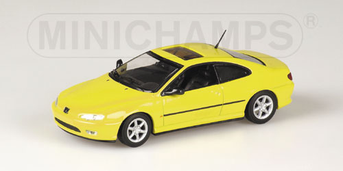 PEUGEOT 406 COUPE – 1997 – YELLOW 1:43 model