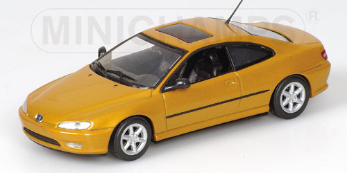 PEUGEOT 406 COUPE – 1997 – GOLD METALLIC 1:43 model