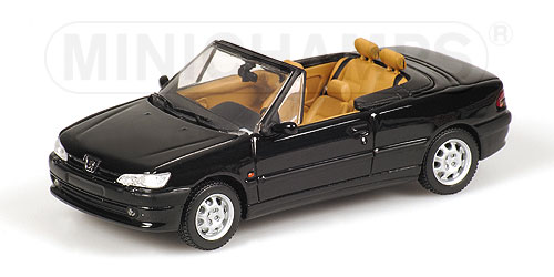 PEUGEOT 306 CABRIOLET – 1998 – BLACK 1:43 model