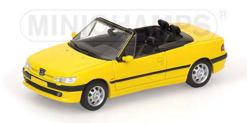 PEUGEOT 306 CABRIOLET – 1998 – YELLOW L.E. 1008 pcs. 1:43 model