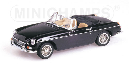 MG B CABRIOLET – 1968 – BLACK 1:43 model