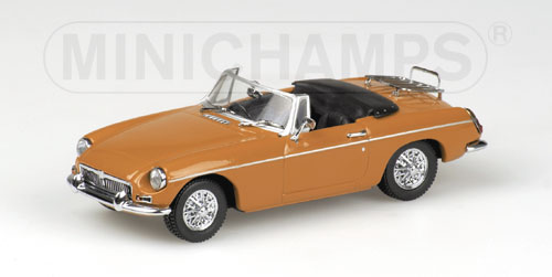 MG B CABRIOLET – 1968 – YELLOW 1:43 model