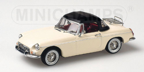 MG B CABRIOLET SOFTTOP – 1962 – CREAM 1:43 model