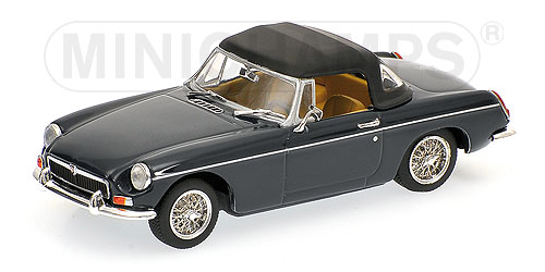MGB CABRIOLET W/ CLOSED SOFTTOP – 1968 – BLUE L.E. 1008 pcs. 1:43 model