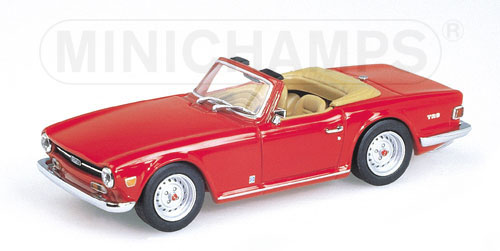 TRIUMPH TR6 – 1968 – RED 1:43 model